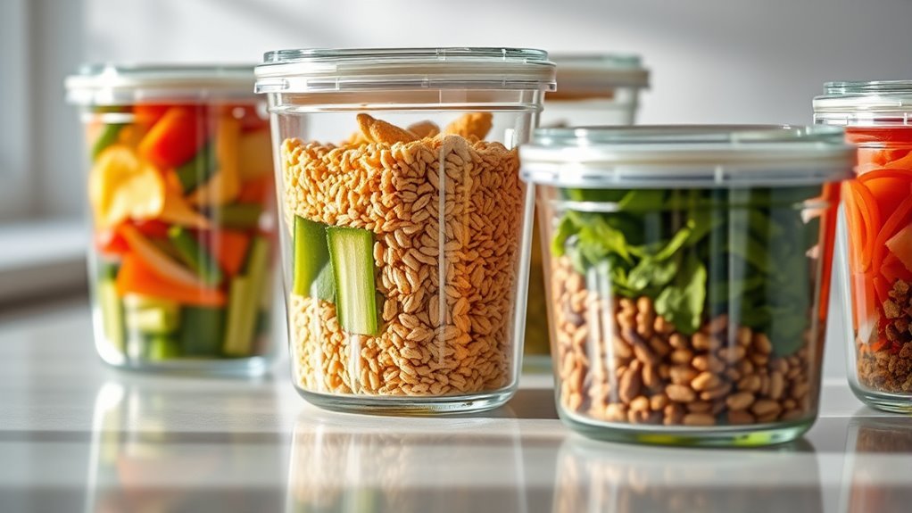 use airtight leak proof containers