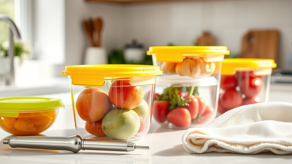 use safe plastic containers