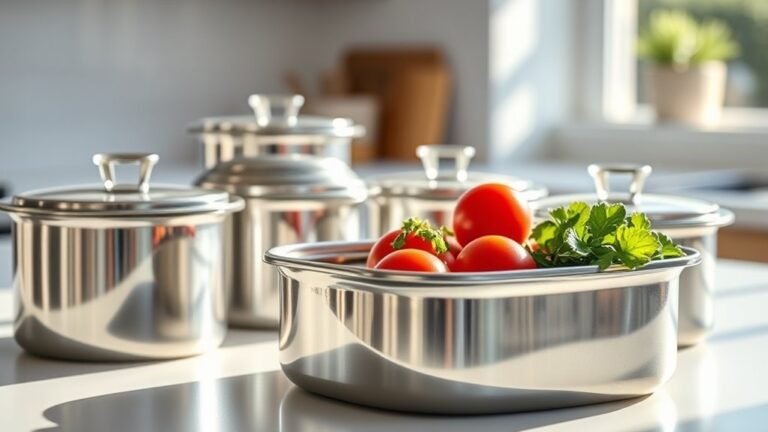 use stainless steel containers